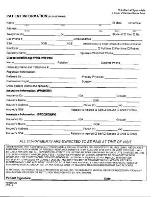 Patient Information Form
