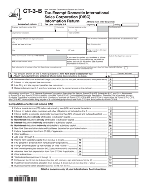 New York State Corporation Tax-Exempt Information Return