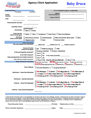 Agency Client Application Baby Grace