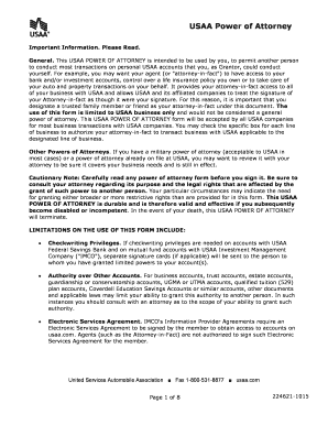 USAA Power of Attorney