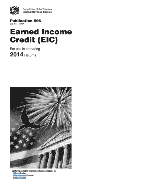 IRS Publication 596 2014