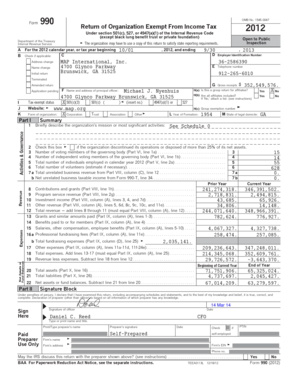 Form 990 (2012)