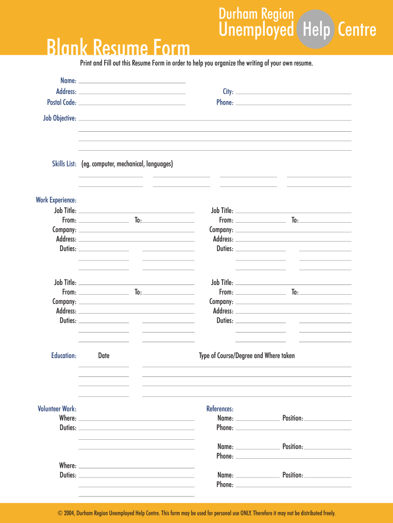 Cv Fill Form - Fill Online, Printable, Fillable, Blank  pdfFiller Throughout Free Bio Template Fill In Blank