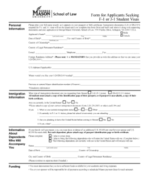 International Student Application Form