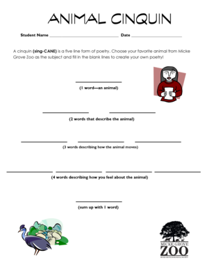 Cinquin Poetry Form