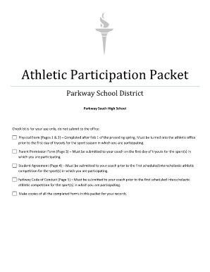 Athletic Participation Packet