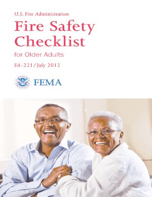 Fire Safety Checklist for Older Adults