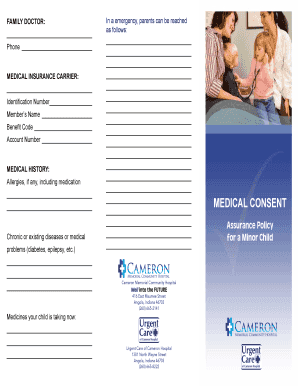 Medical Consent for Minor Child