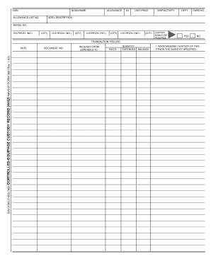 Navsup Form 306