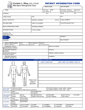 Patient Information Form