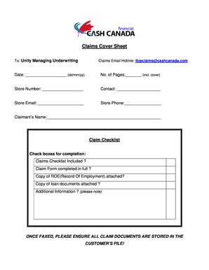 Involuntary Unemployment Claim Form