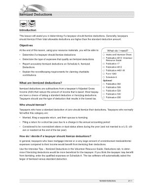 US Itemized Deductions Guide
