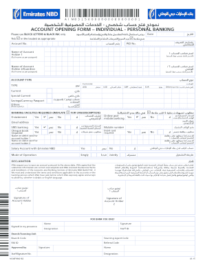 Account Opening Form - Individual