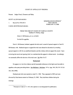 Fillable Online Virginia Courts In Brief - Virginia's Judicial System Fax Email Print - pdfFiller