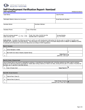 Work verification form idaho - employment verification report