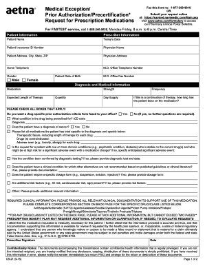 Medical Exception Prior Authorization Form