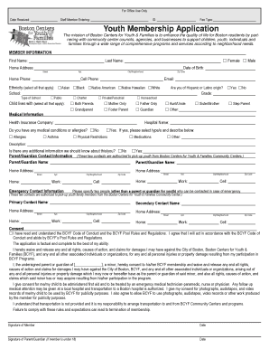 Youth Membership Application