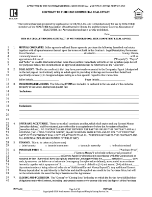 Commercial Real Estate Purchase Contract