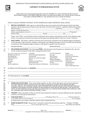 Illinois Real Estate Purchase Contract