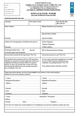 Job Application Form