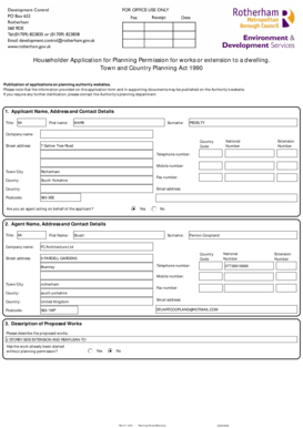 Householder Application for Planning Permission