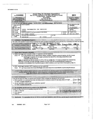 New York Charitable Organization Registration Form