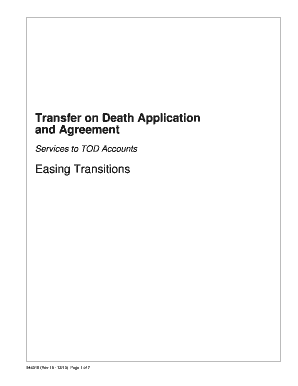 Transfer on Death Agreement