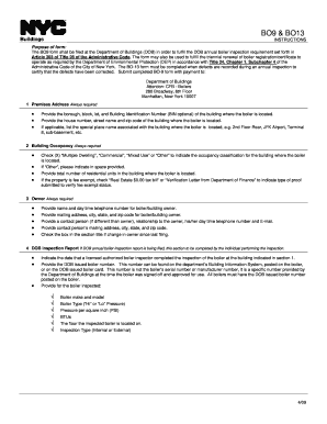 New York Boiler Inspection Form