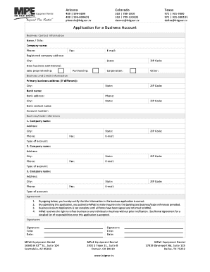 MP&E Equipment Rental Agreement