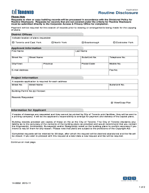 Building Records Request Form