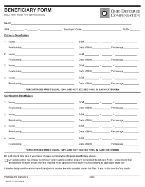 Beneficiary Form