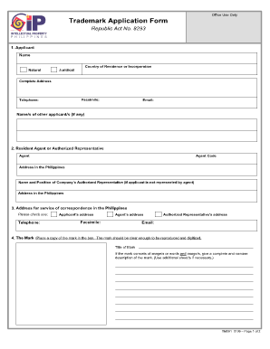 Sample Filled Form Tm A - Fill Online, Printable, Fillable, Blank |  pdfFiller