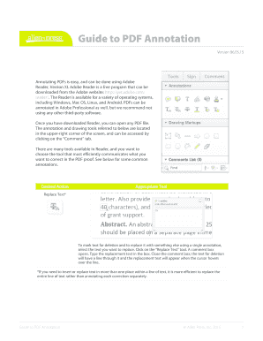 Fillable Online Guide to PDF Annotation Fax Email Print - pdfFiller