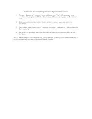 Non Cancellable Commercial Equipment Lease Agreement