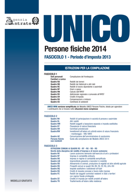 UNICO 2014 Persone Fisiche