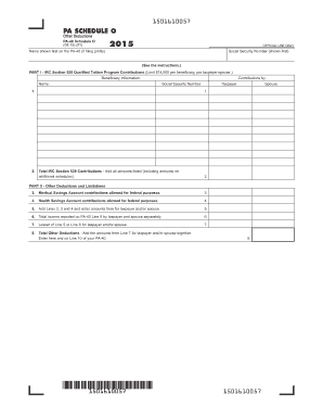 PA-40 Schedule O