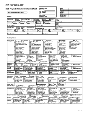 Real Estate Listing Form