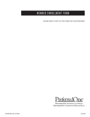 Member Enrollment Form