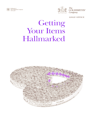 UK Hallmarking Application Form