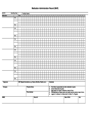 medication log sheet