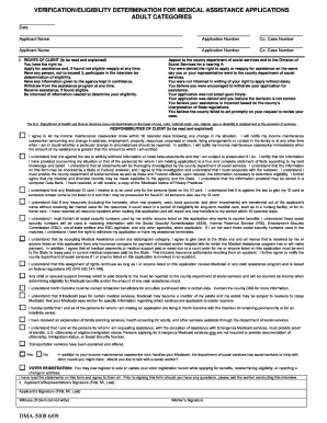 North Carolina Medical Assistance Application