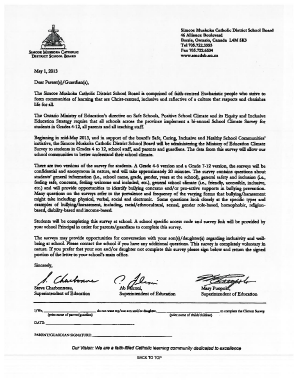 School Climate Survey Consent Form
