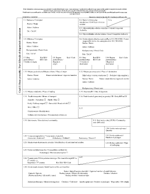 EU Veterinary Certificate for Meat and Egg Products