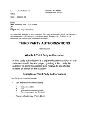 Third Party Authorizations Guide