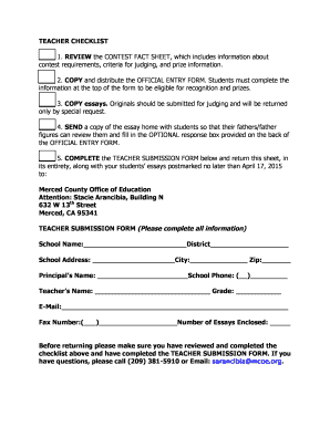 2015 Merced County Father-of-the-Year Essay Contest