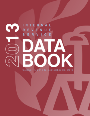 Internal Revenue Service Data Book 2013
