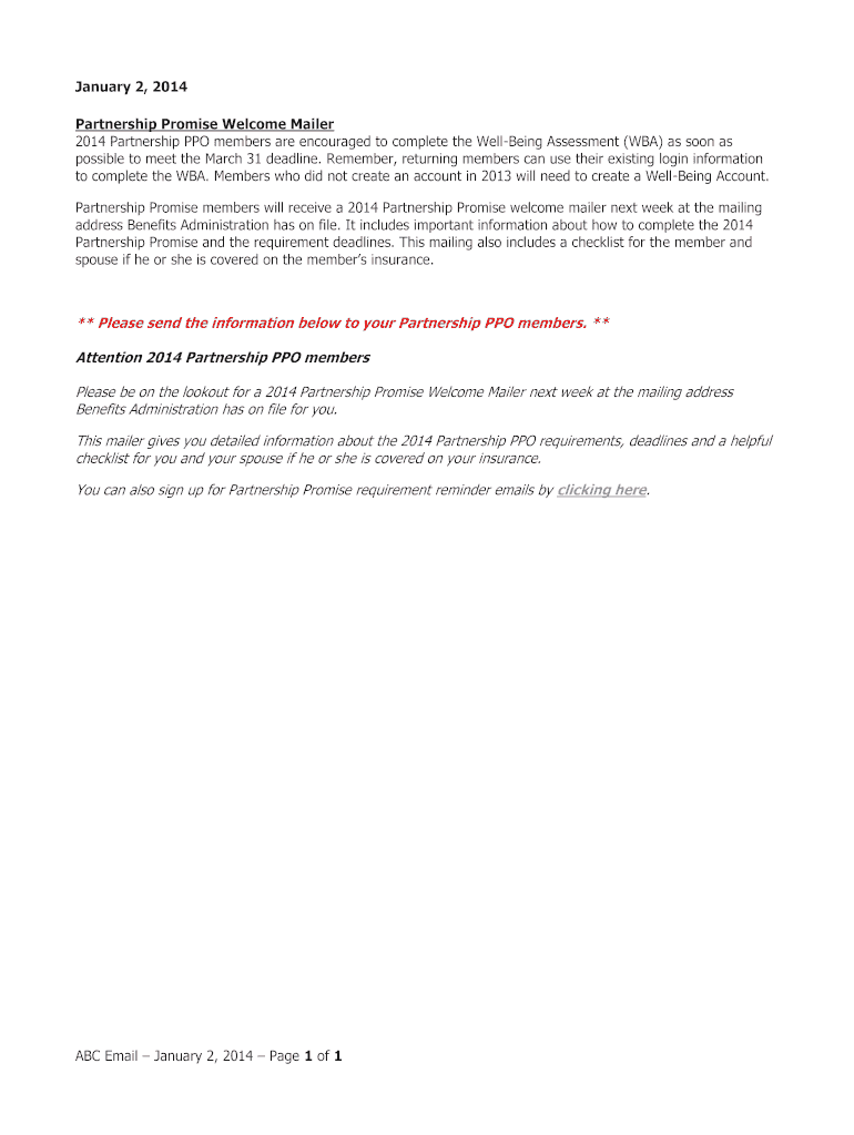 Fillable Online tn 2014 Partnership Promise Requirements Fax Email