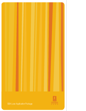 SBA Loan Application Package