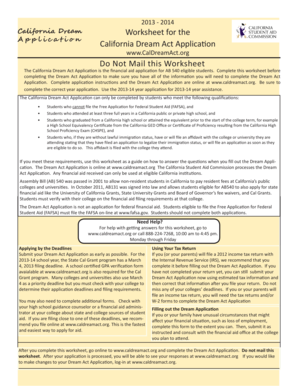 5 whys root cause analysis template word - 2013-14 Dream Act Application Worksheet - csac ca