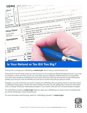 Paycheck calculator houston - Publication 4929 Rev 4-2011 Withholding Flyer - irs